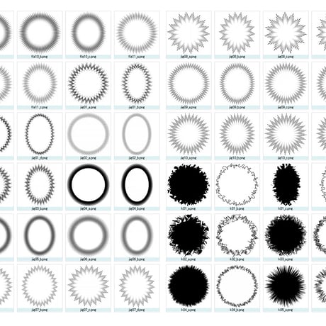ふきだし素材集　Photoshop/PNG/EPS/CLIP STUDIO用　ウニフラ、ベタフラ、ポップ系から点描まで、350種類2100点の画像を収録