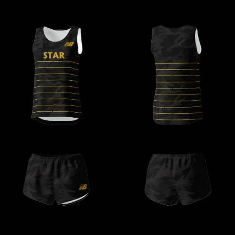 ウィメンズ】STAR RUNNING CLUB オリジナル ランシャツ ランパンセット
