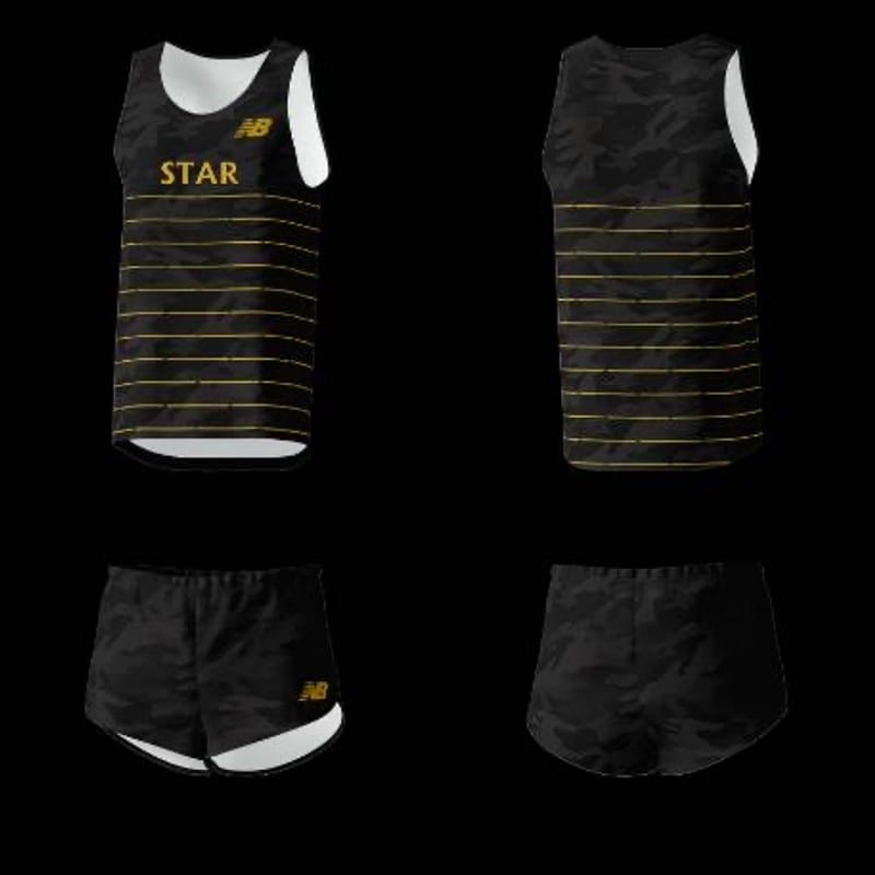 New Balance ランシャツランパンセット　S 新品 メンズ】STAR RUNNING CLUB オリジナル ランシャツ ランパンセット | ST