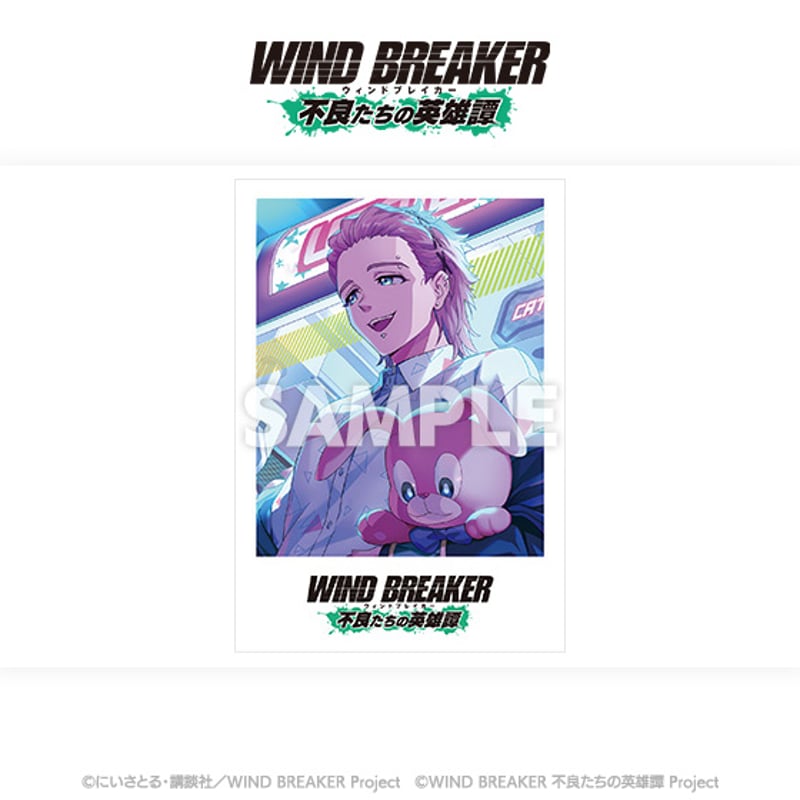 ウィーン・マルガレーテ 箔押し ポラロイドカード WIND BREAKER 不良たちの英雄譚」ポラロイドカード