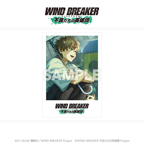 ウィーン・マルガレーテ 箔押し ポラロイドカード WIND BREAKER 不良たちの英雄譚」ポラロイドカード