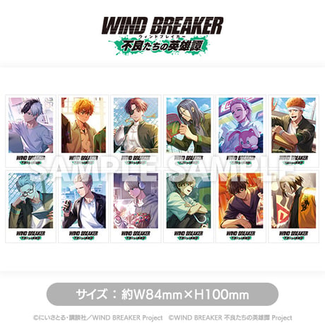 「WIND BREAKER 不良たちの英雄譚」ポラロイドカード