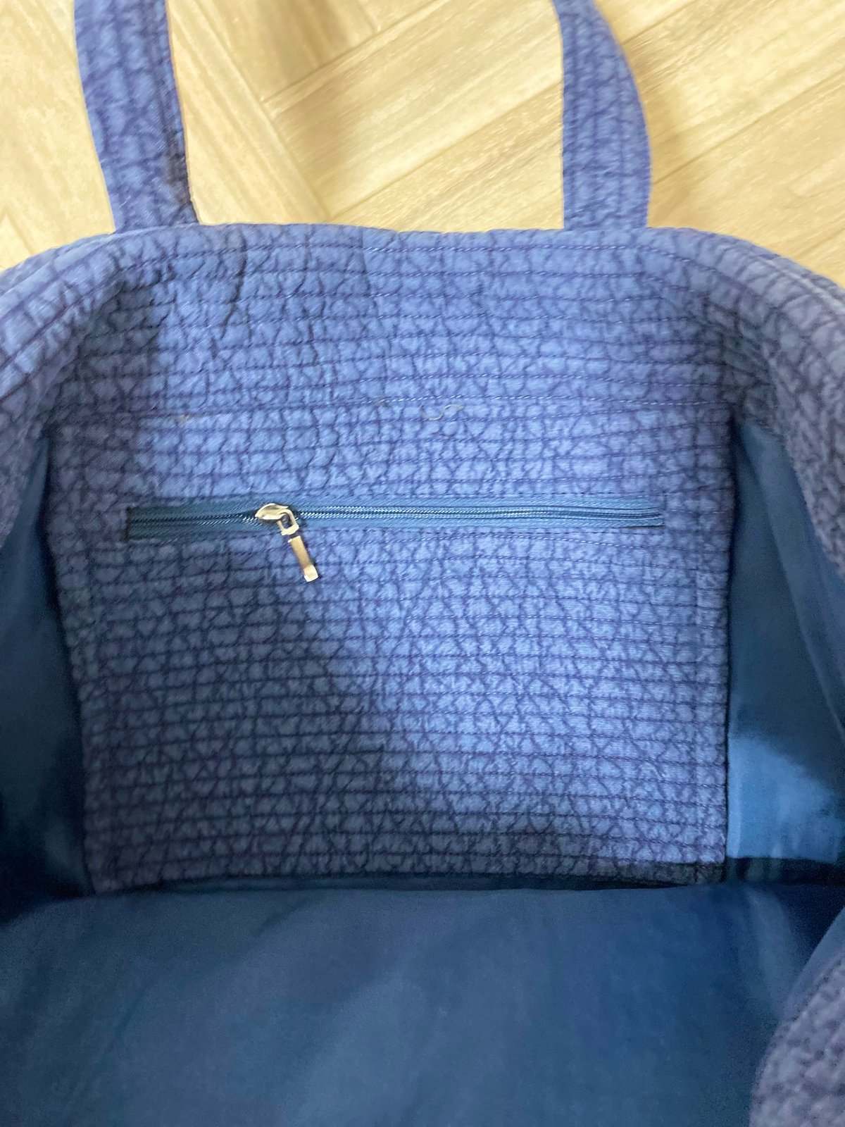 Parl scallop lesson Nubi bag navy | Ma cherie