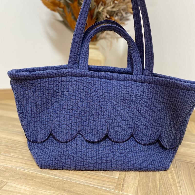 Parl scallop Nubi bag navy | Ma cherie