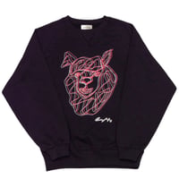 【Double Line Alpaca Sweatshirt】NAVY 発送目安:入金後3〜5日