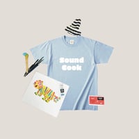 オーガニックコットンTシャツ（アシッドブルー）