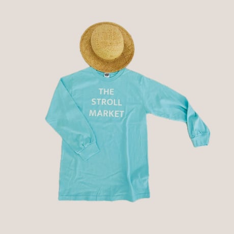THE STROLL MARKET 長袖Tシャツ（ミント）