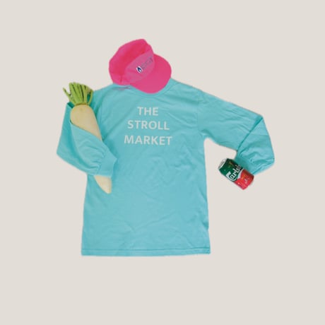 THE STROLL MARKET 長袖Tシャツ（ミント）