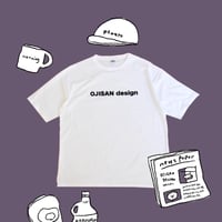 OJISAN design Big Silhouette Tシャツ・半袖ホワイト