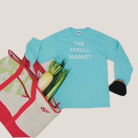 THE STROLL MARKET 長袖Tシャツ（ミント）