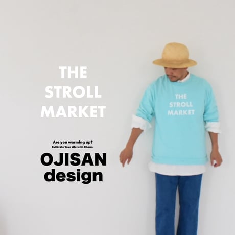 THE STROLL MARKET 長袖Tシャツ（ミント）