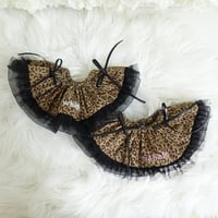 Leopard Lace bib
