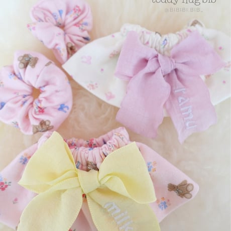 teddy hug bib