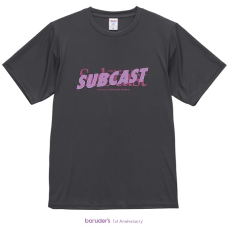 【※受注生産】#35_1周年記念グラフィック_ドライTシャツ（アッシュブラック）