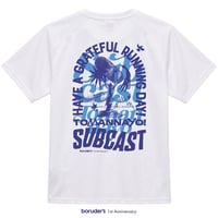 【※受注生産】#34_1周年記念グラフィック_ドライTシャツ（ホワイト）