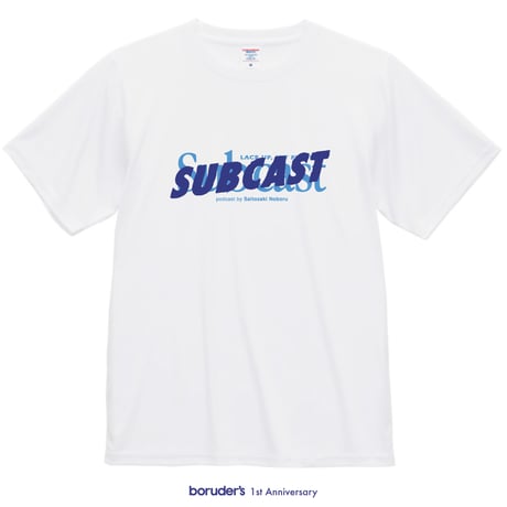 【※受注生産】#34_1周年記念グラフィック_ドライTシャツ（ホワイト）
