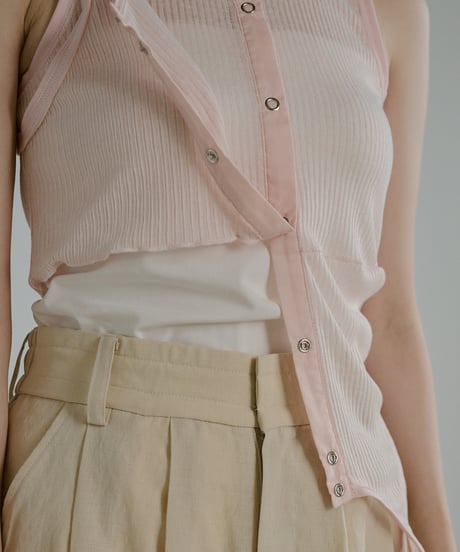 Multiway Sheer Rib Tanktop