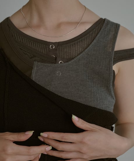 Multiway Sheer Rib Tanktop