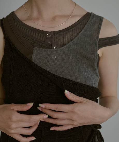 Multiway Sheer Rib Tanktop