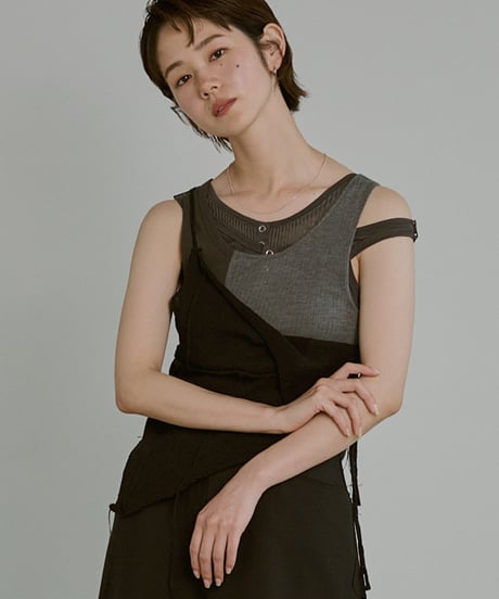 Multiway Sheer Rib Tanktop