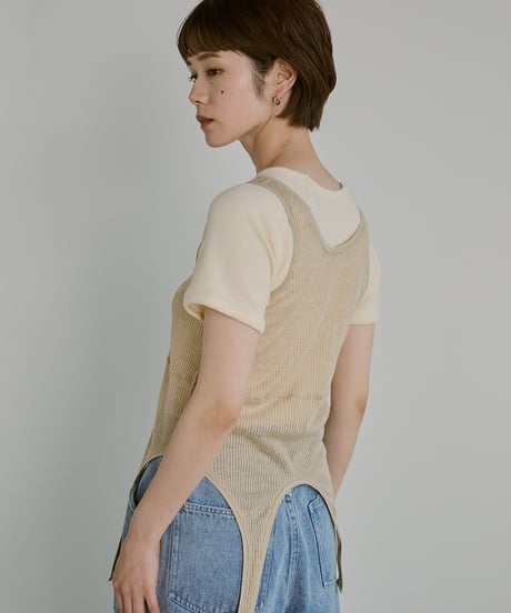 Multiway Sheer Rib Tanktop