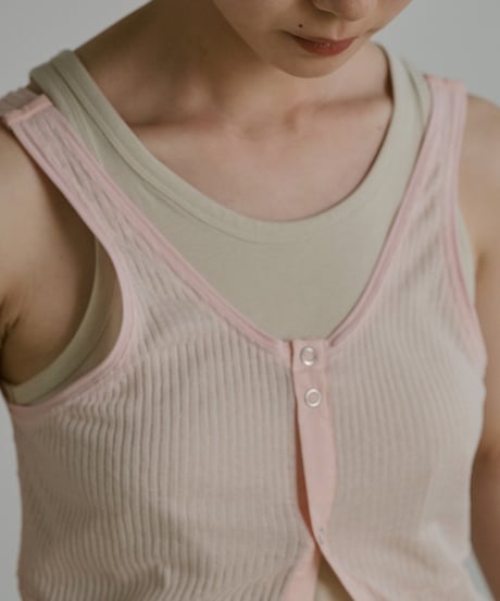Multiway Sheer Rib Tanktop
