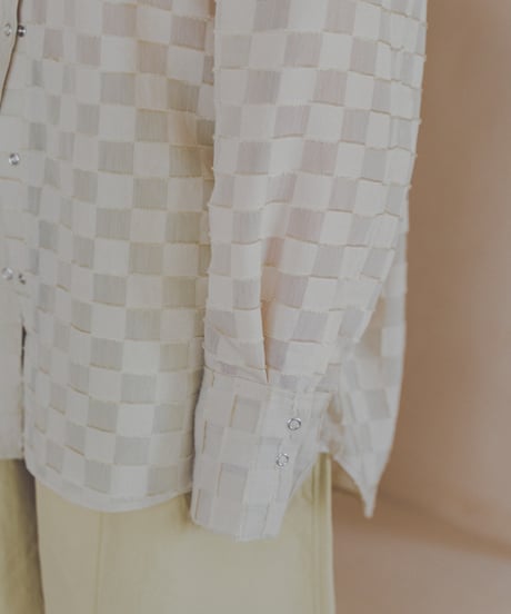 Checker Sheer Shirt