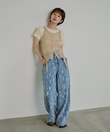 Multiway Sheer Rib Tanktop