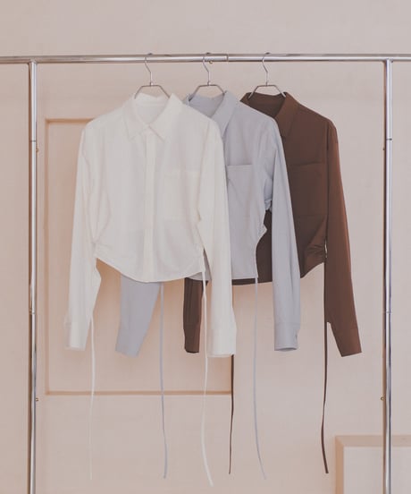 Back Cropped Design Shirt