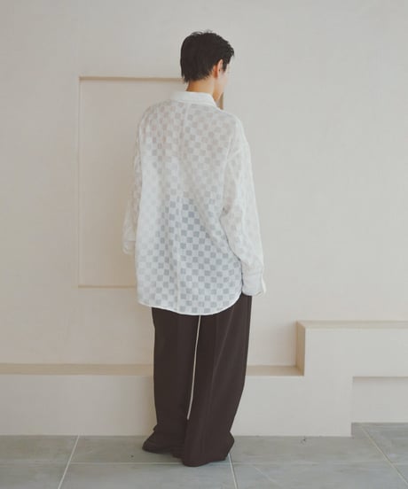 Checker Sheer Shirt