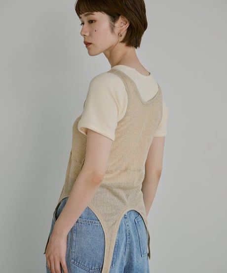 Multiway Sheer Rib Tanktop