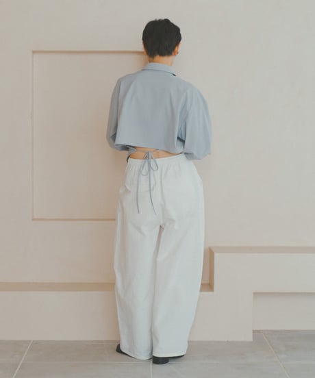 Back Cropped Design Shirt