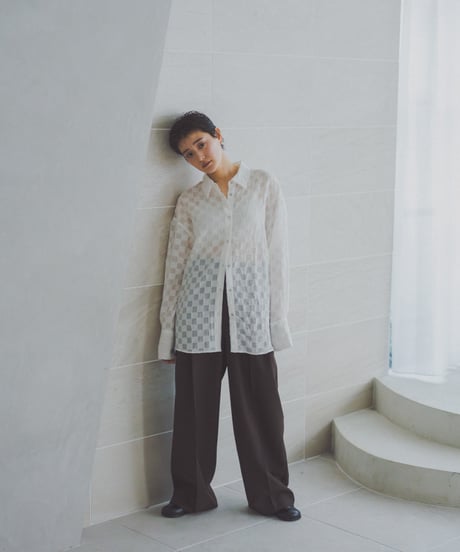 Checker Sheer Shirt
