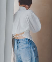 Back Cropped Design Shirt