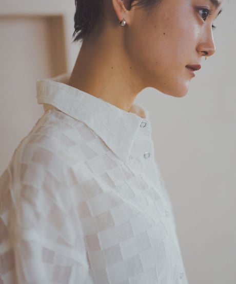 Checker Sheer Shirt