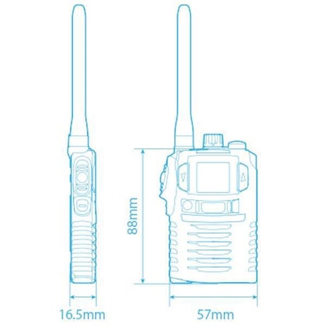 インカム　スタンダード 八重洲無線　SR70A（ブラック）　特定小電力トランシーバー　無線機