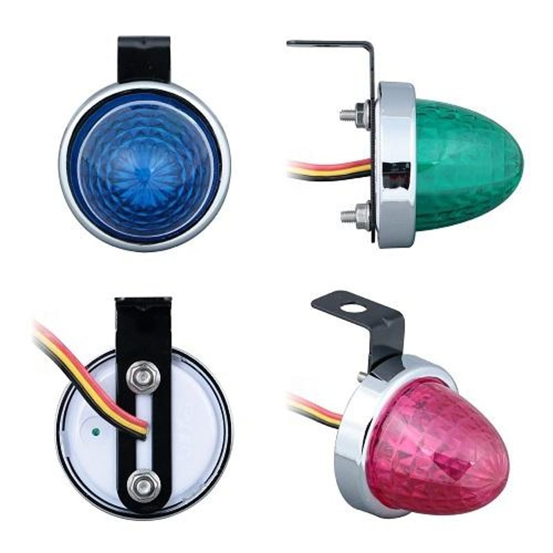 LEDミニサイドマーカーランプ零 ゼロ DC12V・24V共用 超高輝度LED