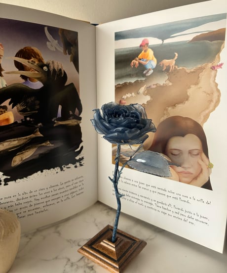 #5 - Art Flower｜藍の薔薇（台座）