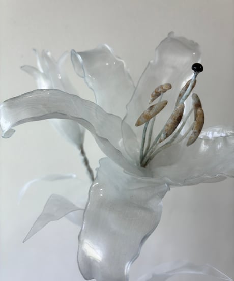 #10 - Art Flower｜白の百合（台座）