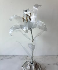 #10 - Art Flower｜白の百合（台座）