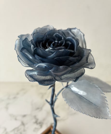 #5 - Art Flower｜藍の薔薇（台座）