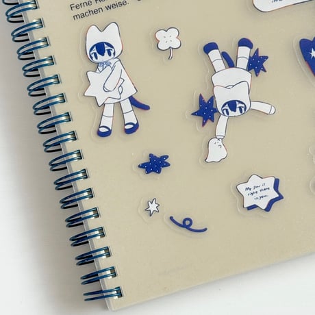 FOUND STAR sticker sheet