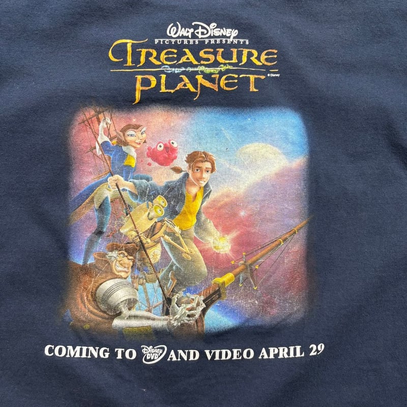 00's Disney “Treasure Planet” ムービー Tシャツ ディズニー