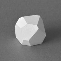 3D paper sculpture template