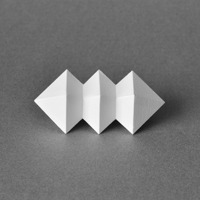 Paper sculpture template 展開図（PDF）