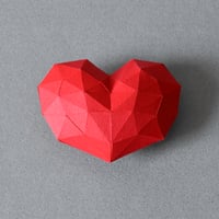 Paper sculpture template 展開図（PDF）