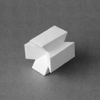 3D paper sculpture template