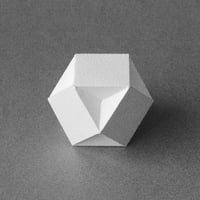 3D paper sculpture template