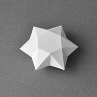 Paper sculpture template 展開図（PDF）