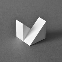 3D paper sculpture template
